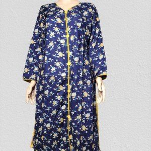 Screen printed Linen cotton readymade dress set